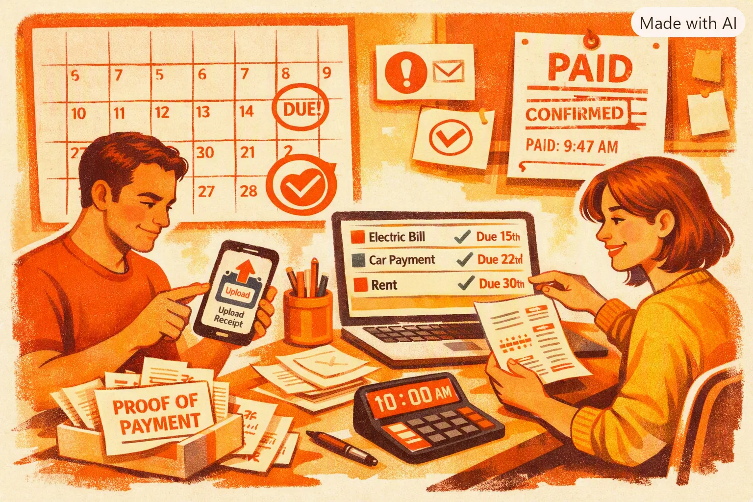 Tracker di pagamento delle fatture: non perdere mai più una data di scadenza