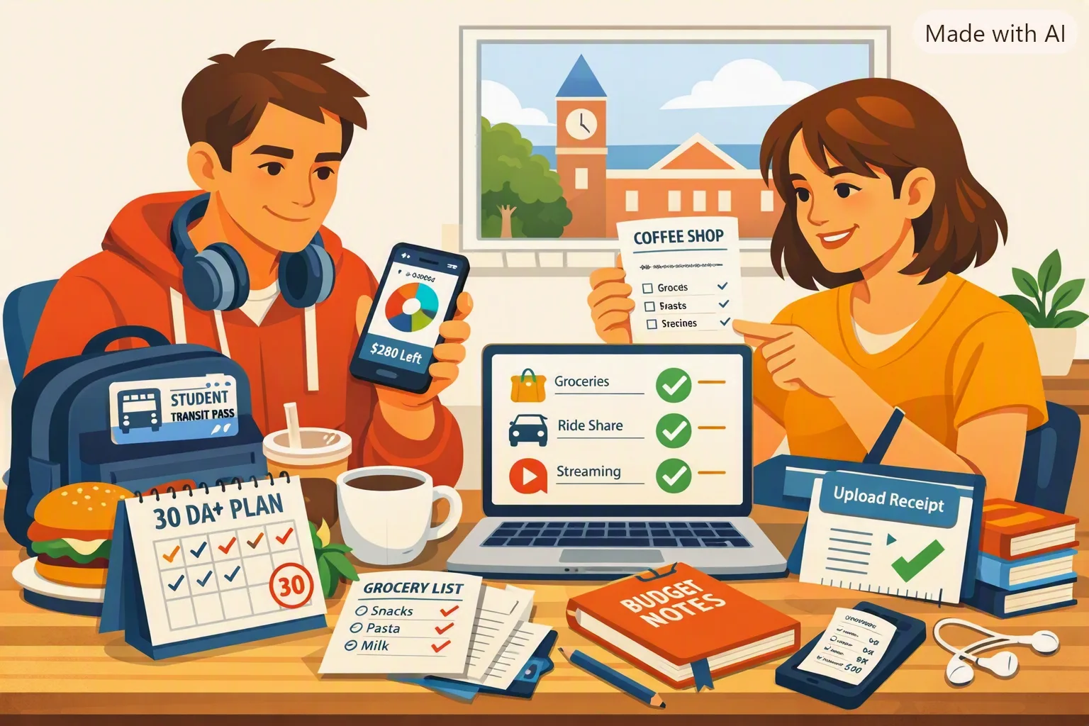 Guida all’app Budget per studenti universitari