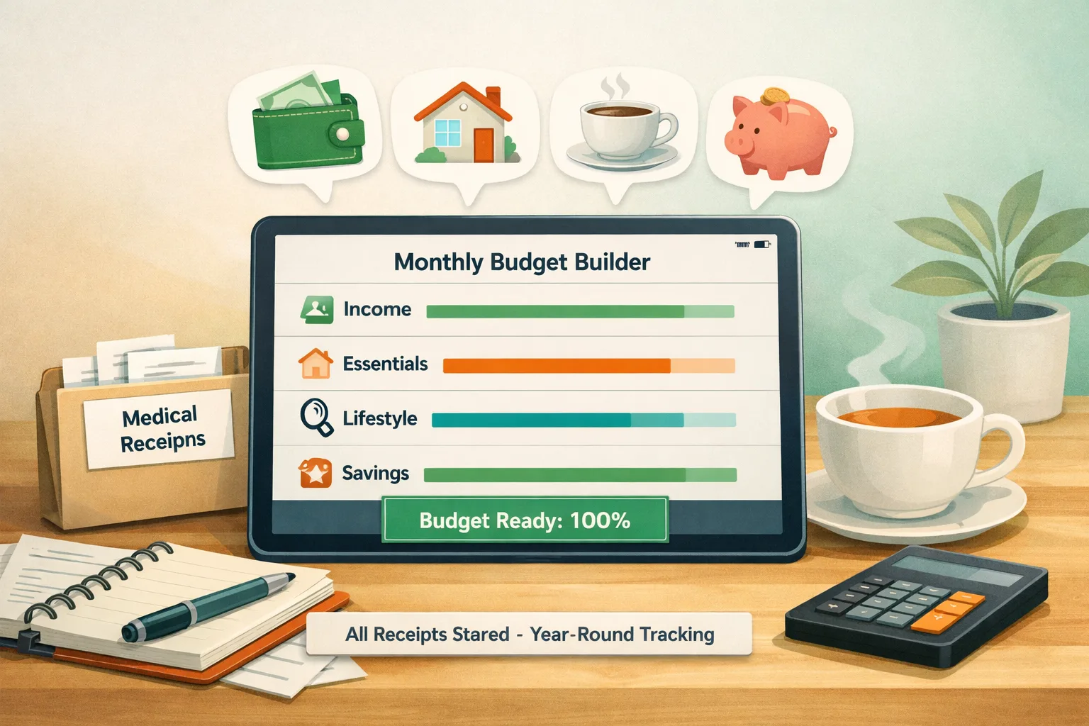 How to create a monthly budget