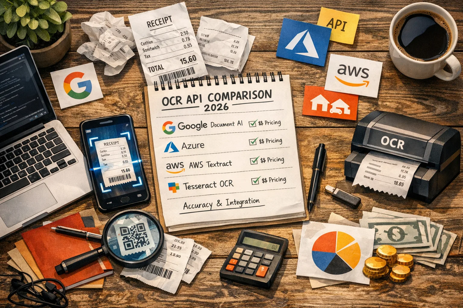 OCR Receipt Scanner API Comparison